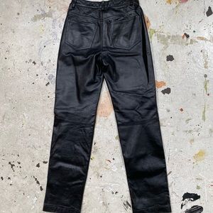 * SOLD* Express Vintage Leather Pants - Size 5/6